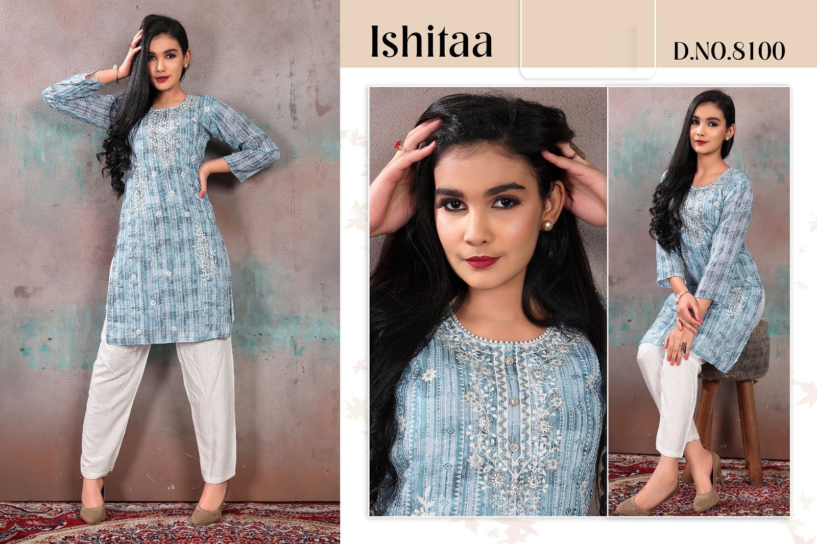 Ishitaa 8100 Kurti With Bottom Catalog
